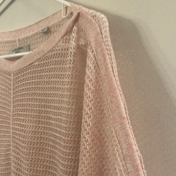 All Saints Soft Pink Open-Knit Sweater - Picture 9 of 9
